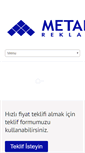 Mobile Screenshot of metalreklam.com