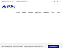 Tablet Screenshot of metalreklam.com